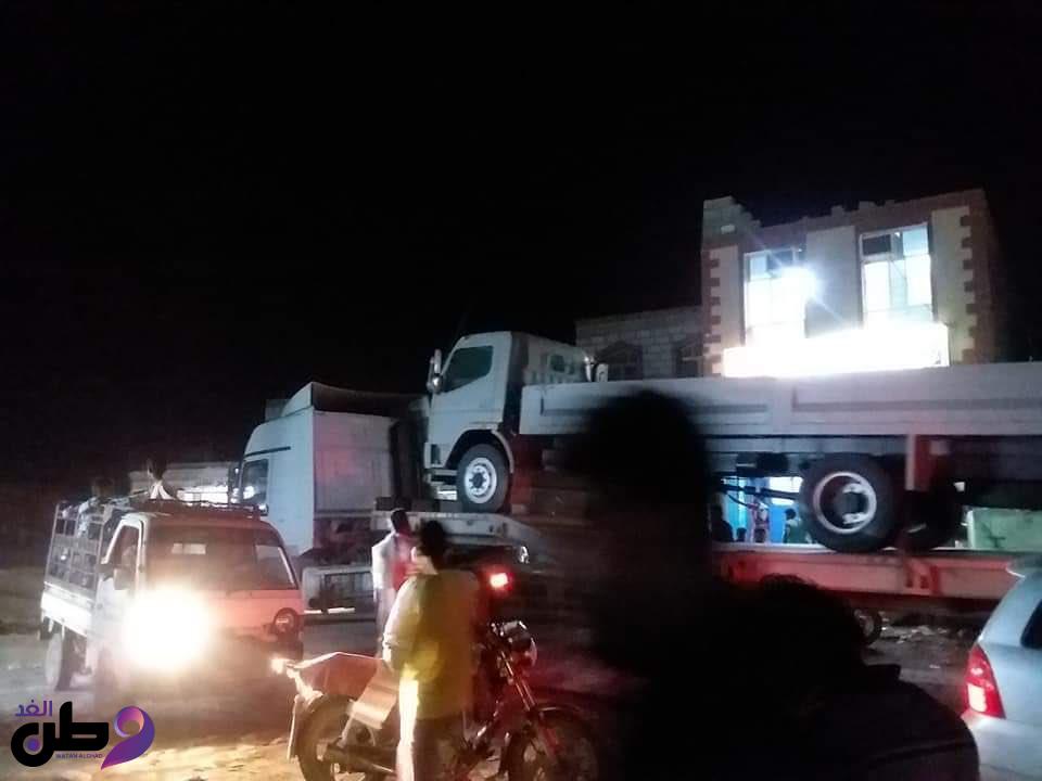 شاهد  : تعزيزات عسكرية سعودية ضخمة تصل الى هذه المحافظة اليمنية.. (تفاصيل + صور )