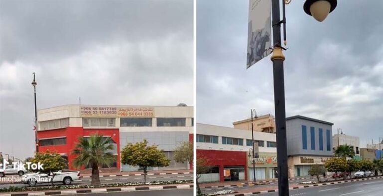  إغلاق عشرات المطاعم والمحلات الشهيرة في شارع تجاري بشكل مفاجئ بالدمام في السعودية 