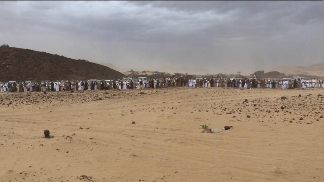 الشيخ منصور الحنق يحشد الآلاف من أبرز القبائل إلى مأرب موجهاً بوصلة المعركة إلى صنعاء (شاهد الصور )