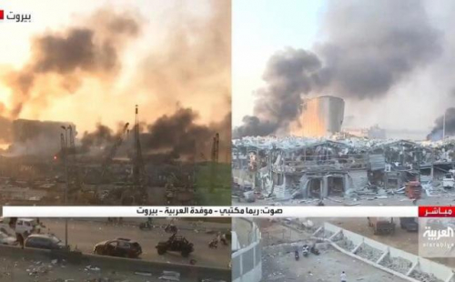  مراسلة العربية الشهيرة تنهار  بالبكاء بعد تدمير منزلها في انفجار بيروت.. وتكشف ما حدث لوالدتها جراء الانفجار 