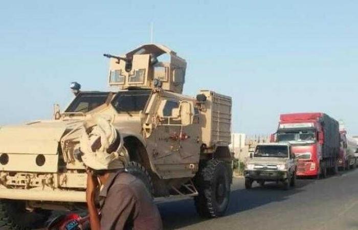 ورد الان : وصول دبابات ومدرعات وأطقم عسكرية ضخمة إلى محافظة أبين من أجل هذه المهمة