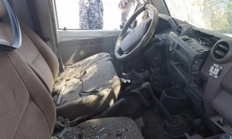 محاولة اغتيال تستهدف قائد عسكري بارز قبل قليل ( اول صورة بعد وابل الرصاص )