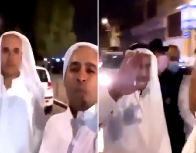 شاهد: شبان بملابس خليجية يلتقطون صورًا مع إسرائيليين وسط تل أبيب.. وأحدهم يفجر مفاجأة عن هويتهم