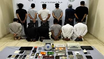 القبض على 12 شخصاً في تبوك بالسعودية بحوزتهم هذه المواد الخطيرة..(تفاصيل)