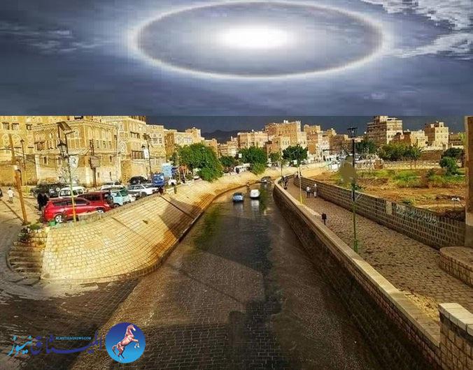 ظاهرة فلكية في سماء اليمن لاول مرة وبأجمل صورة شاهدها الناس (صورة )
