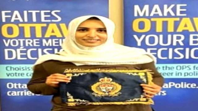 اول صورة للمواطنة اليمنية التي انضمت للشرطة الكندية ( الاسم - المحافظة )