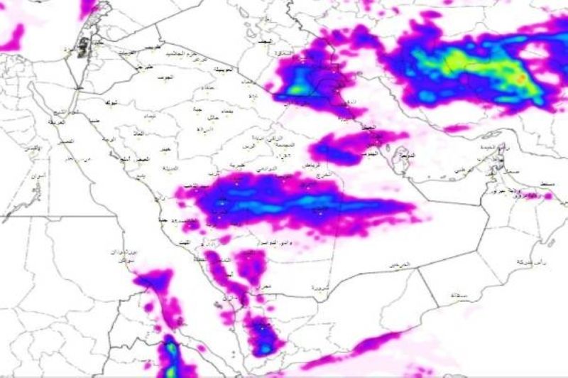 الكشف عن حالة ممطرة جديدة على السعودية وهذا موعدها والمناطق المتأثرة بها!