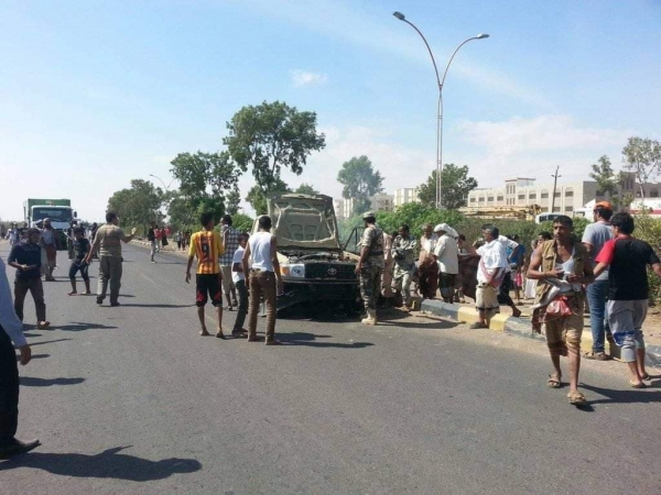 عاجل : انفجار عنيف يستهدف قوات الانتقالي في عدن...صورة