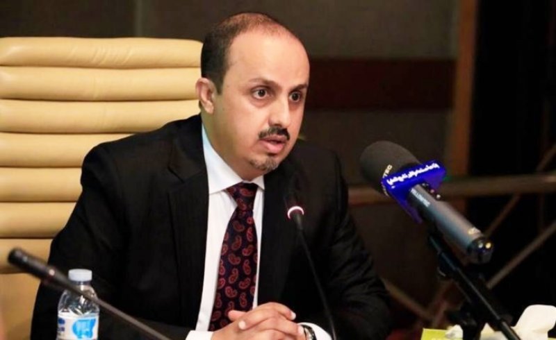 الوزير الإرياني يدين قيام مليشيا الحوثي بمنع دخول مادة الغاز المحلي مناطق سيطرتها واستبداله بالمستورد من إيران