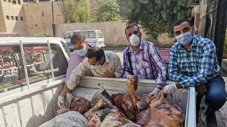 في هذا المكان وبهذه المحافظة .. ضبط لكمية لحوم حمير مخيفة عقبَ عيد الاضحي  